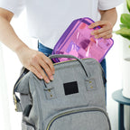 PACKISM Clear Makeup Bags, 2 Pack Clear Toiletry Bags with Zipper, Water-resistant Clear Cosmetic Bags Fit Travel Essentials, Ca