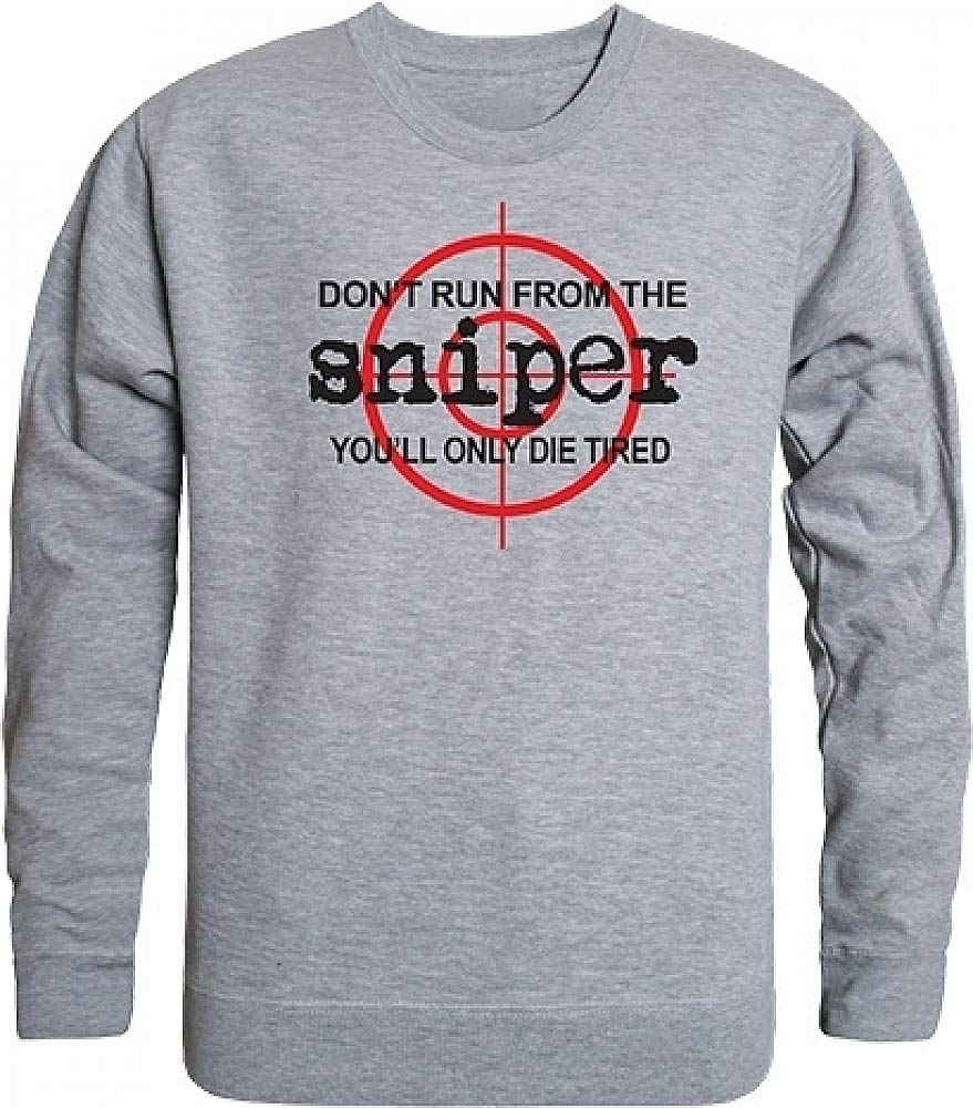 Graphic Crewneck, Sniper, H.Grey, L