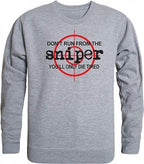 Graphic Crewneck, Sniper, H.Grey, L