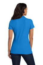 Port Authority Ladies core classic Pique Polo L100 coastal Blue XL