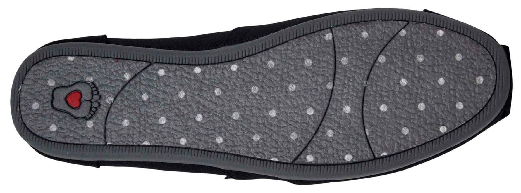 Skechers womens Bobs Plush - Peace & Love Flat, Black, 10 Wide US