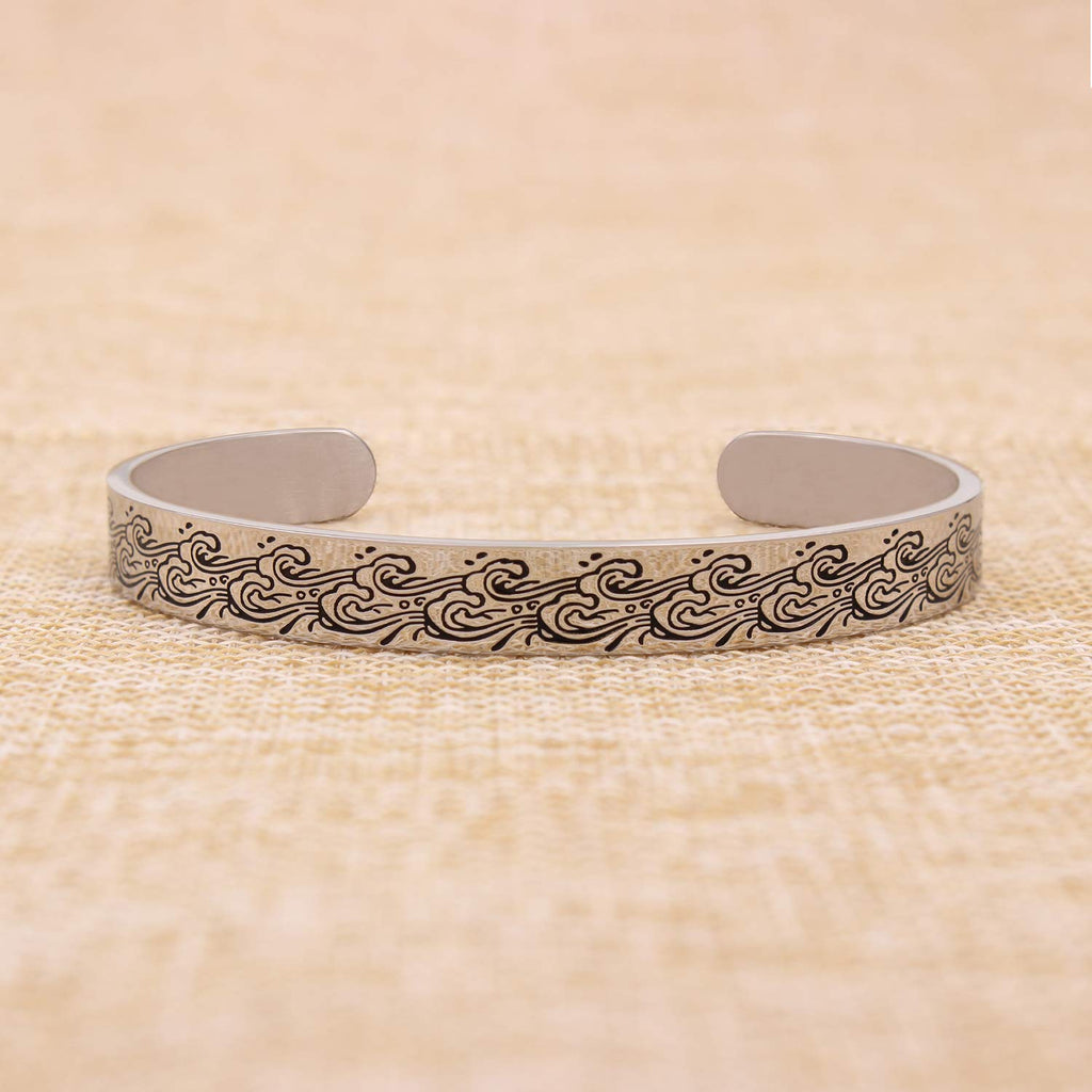 Btysun Bracelets for Women Gifts Christmas Inspirational Cuff Bracelets for Women Wide Bracelet Bangle Personlized Gifts for Her