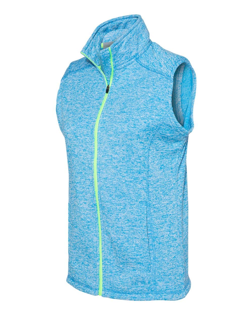 Ladies Lasic cosmic Fleece Vest - EL BLUE NEON gR - S(D0102H76972)