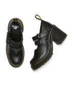 Dr. Martens Women's Eviee Platform, Black Sendal, 5