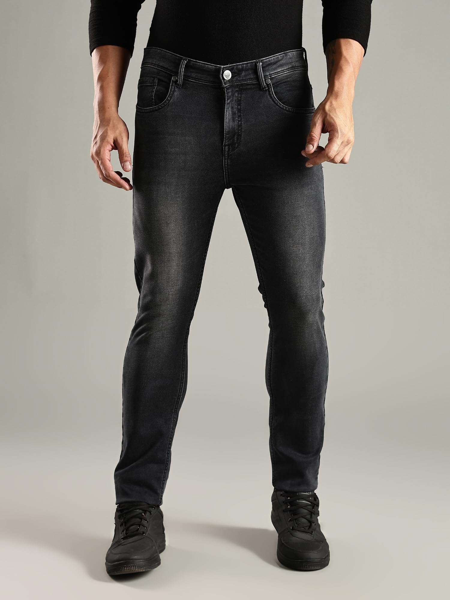 Thomas Scott Mens | Mild Fade | Stright Fit | Denim | Regular Wear | Stretchable | Casual Jeans for Men