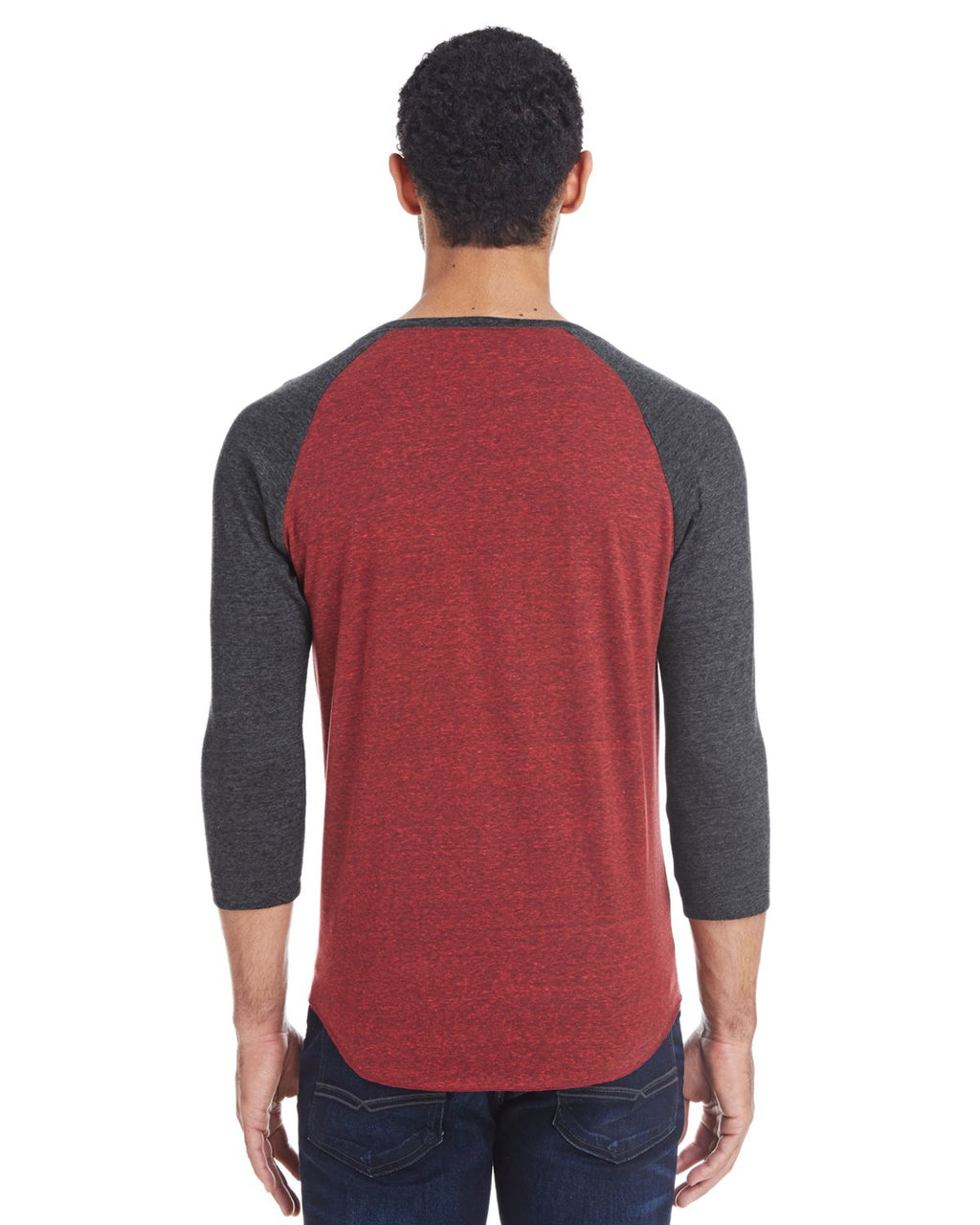 Unisex Triblend 34-Sleeve Raglan - cRM cRD BLK TRB - 3XL(D0102H7NP92)
