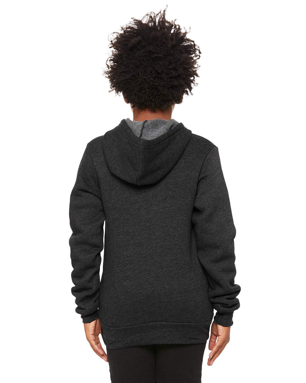 Youth Sponge Fleece Pullover Hooded Sweatshirt - BLAcK - S(D0102H7W378)