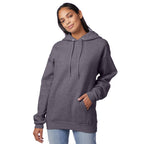 Hanes mens Pullover Ecosmart Hooded Sweatshirt Hoody, Charcoal Heather, Medium US