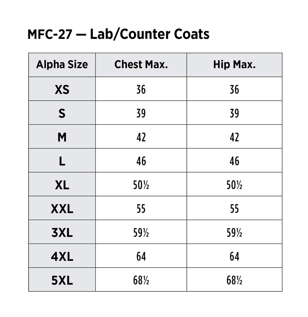 Red Kap Unisex Specialized Cuffed Lab Coat with 3 Front Pockets, White, 2X-Large