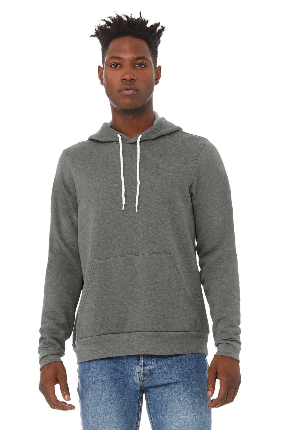 Unisex Sponge Fleece Pullover Hoodie - NAVY - S(D0102H7W2R2)