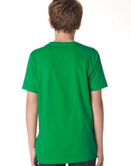 Youth Boys cotton crew - KELLY gREEN - XS(D0102H7NPTT)