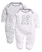 BabyGo Baby Romper 100% Cotton Rompers for New Born Baby|Sleepsuits for Baby Boys & Girls |Onesies| Infant Clothes|MELLANGE| 0-3
