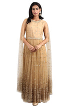 W For Woman Women'S Synthetic A-Line Maxi Dress (19Aus10424-400010_Beige_8 (Small))