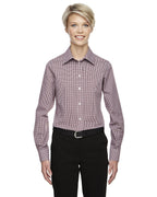 Ladies crown Woven collectioningham check - SILVER - S(D0102H7YP72)