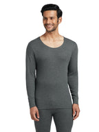 XYXX Mens Thermal Vest | Antibacterial, Skin Friendly with Superior Heat Retention | Slim Fit Full Sleeve Solid Alpine IntelliH