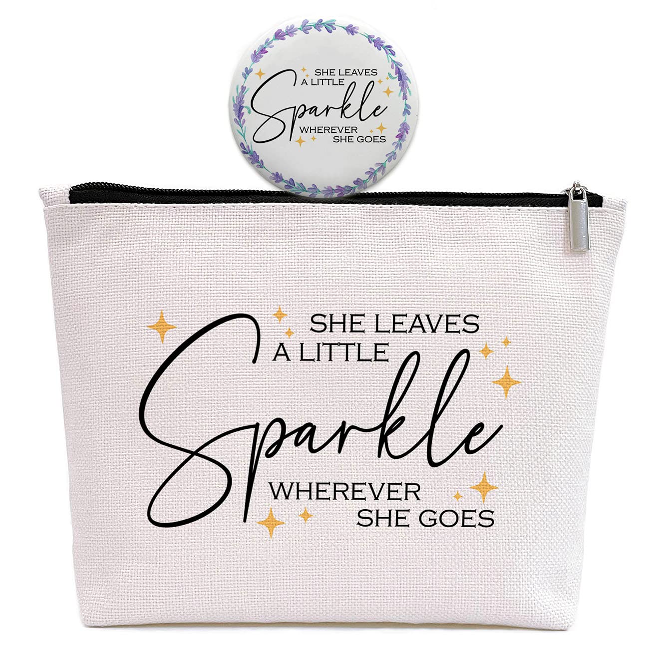 Inspirational Quote Gift for Women -Birthday Graduation Gift for Best Friend Sister -Resign Retirement Gift for Coworker -Makeup