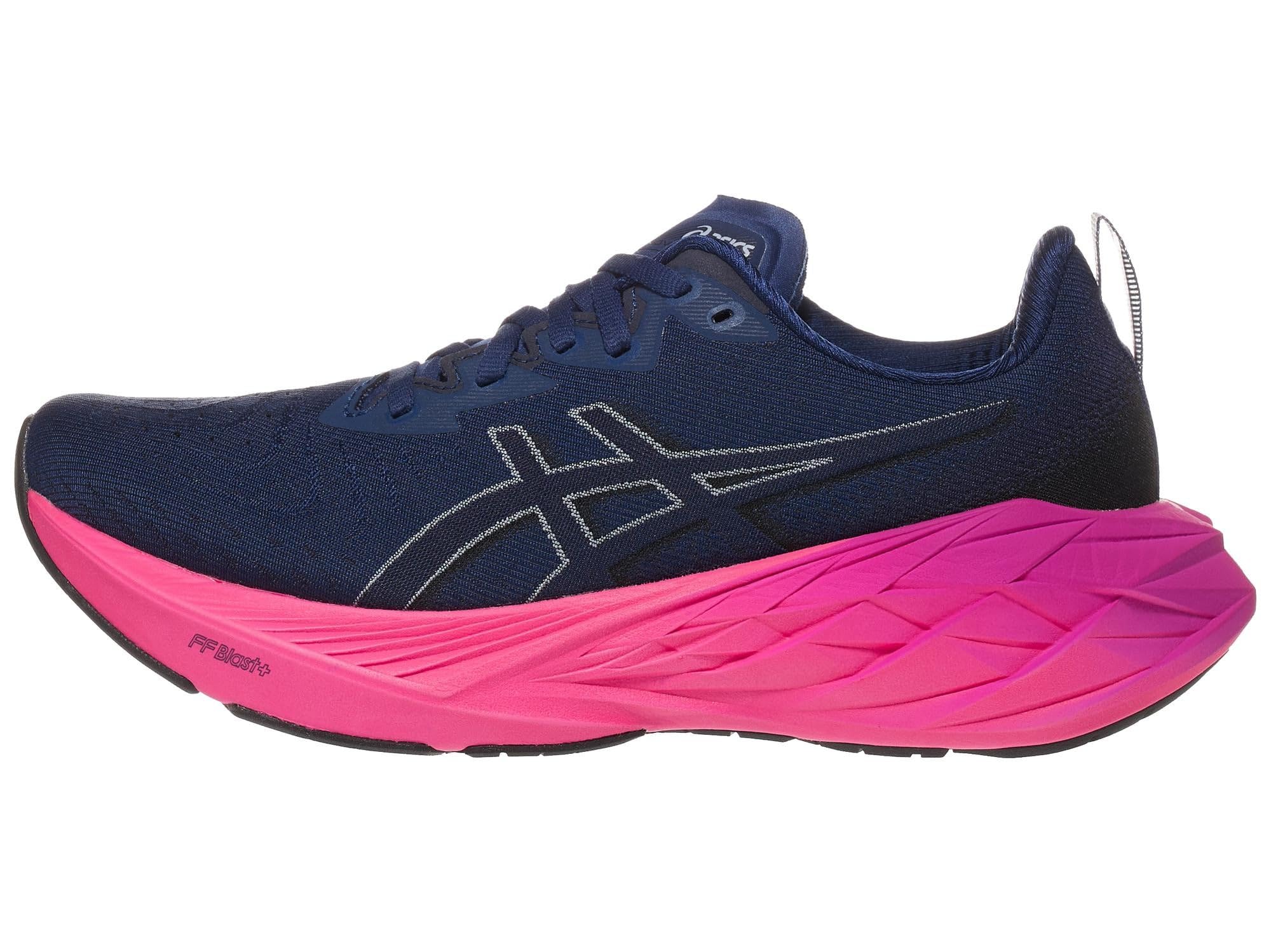 ASICS Women's NOVABLAST 4 Running Shoes, 7, BLUE EXPANSE/BLACK