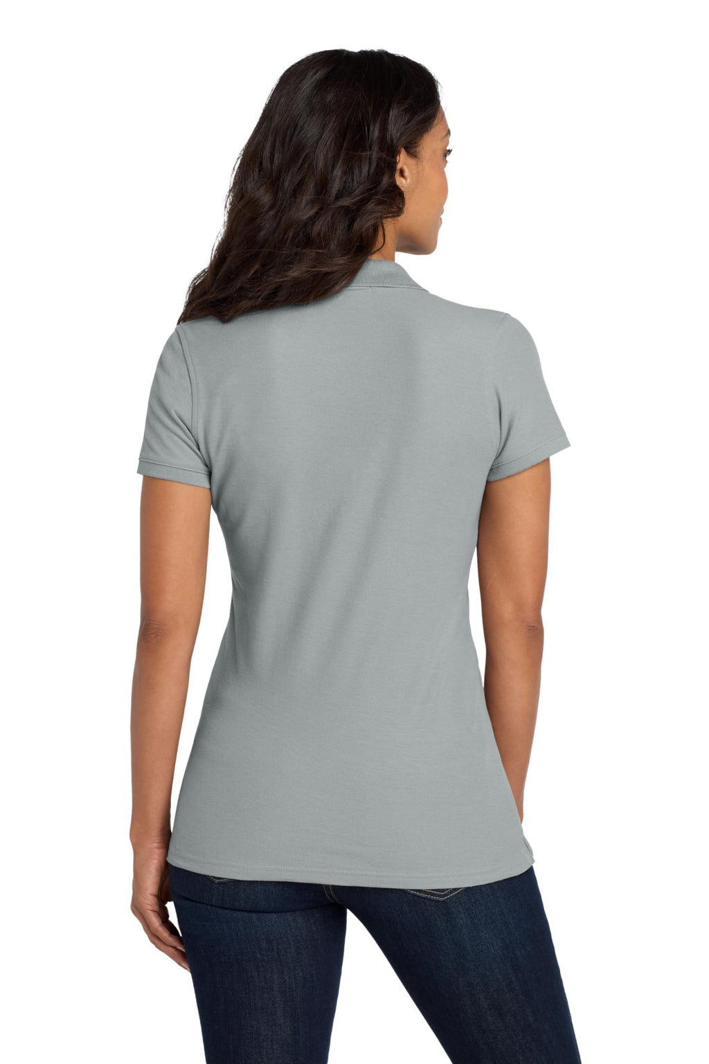Port Authority Ladies core classic Pique Polo S gusty grey