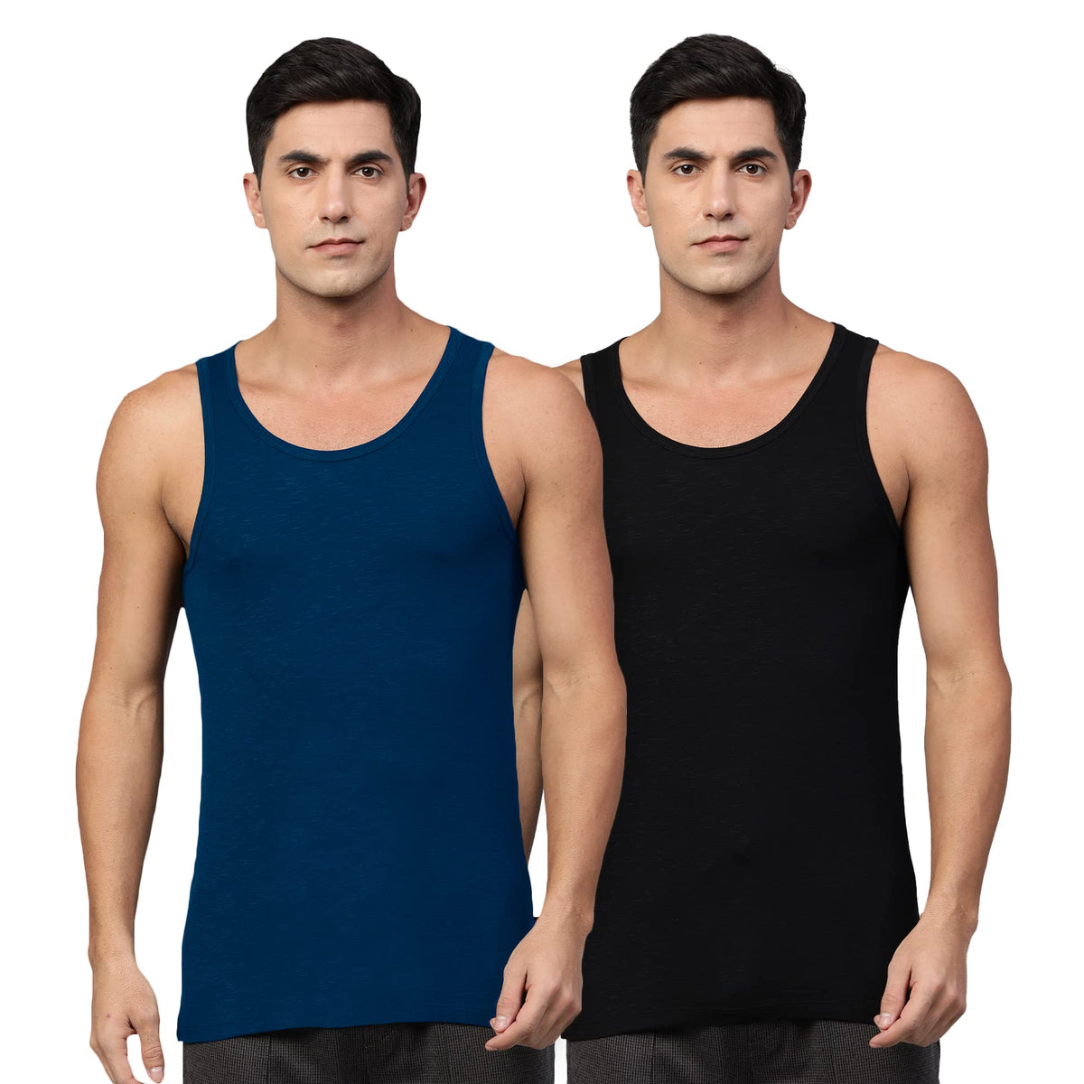 Heelium Bamboo Vest For Men, Super Soft, Odour Free, Comfort Fit Innerwear Vest