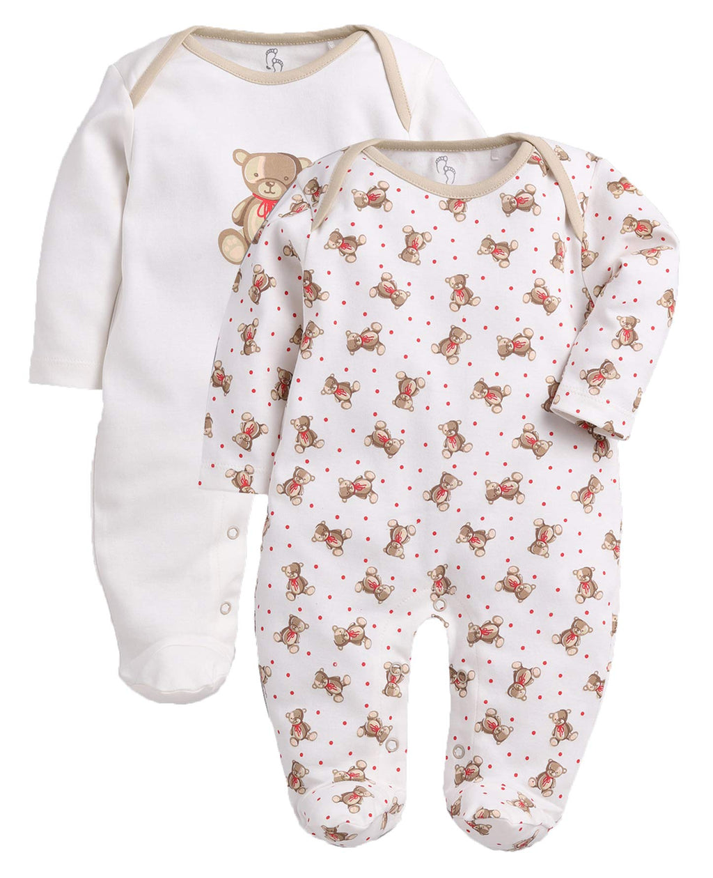 BabyGo Baby Romper 100% Cotton Rompers for New Born Baby|Sleepsuits for Baby Boys & Girls |Onesies| Infant Clothes|MULTI| 0-3M| 