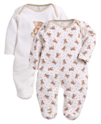 BabyGo Baby Romper 100% Cotton Rompers for New Born Baby|Sleepsuits for Baby Boys & Girls |Onesies| Infant Clothes|MULTI| 0-3M| 