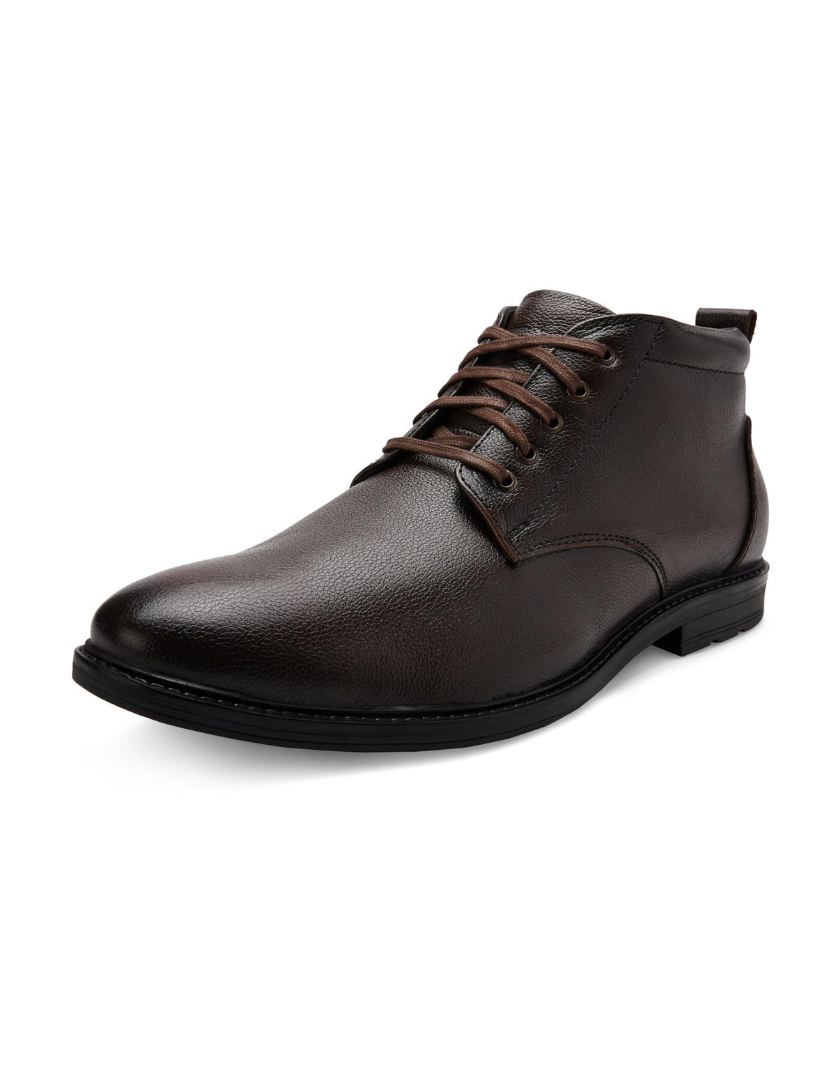 Metro Men Brown Leather Laceup Boot UK/9 EU/43 (7143) 9-43