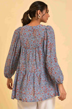 W for Woman Womens Regular Fit Top (23FEW31205-810335_Blue