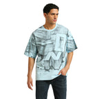 Pepe Jeans MenS Oversize Fit Graphic Printed T-Shirts
