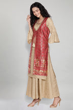 Aurelia Printed Viscose Round Neck Womens Ethnic