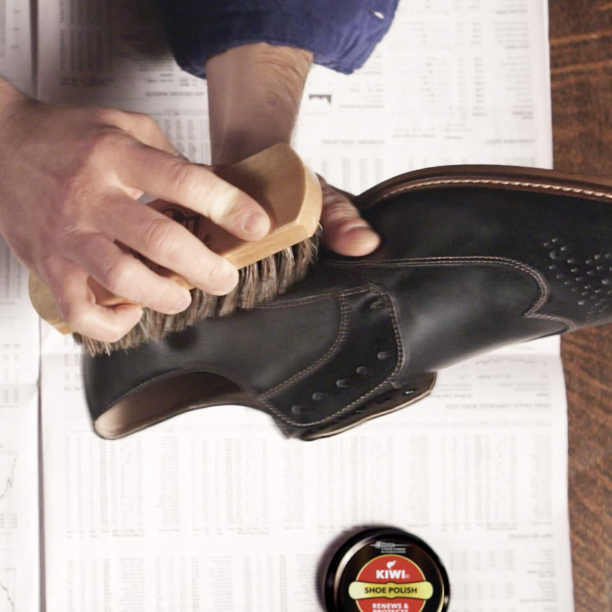 Kiwi Neutral Shoe Polish, 1-1/8 oz