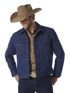 Wrangler Men's Cowboy Cut Western Unlined Denim Jacket, X-Large Tall