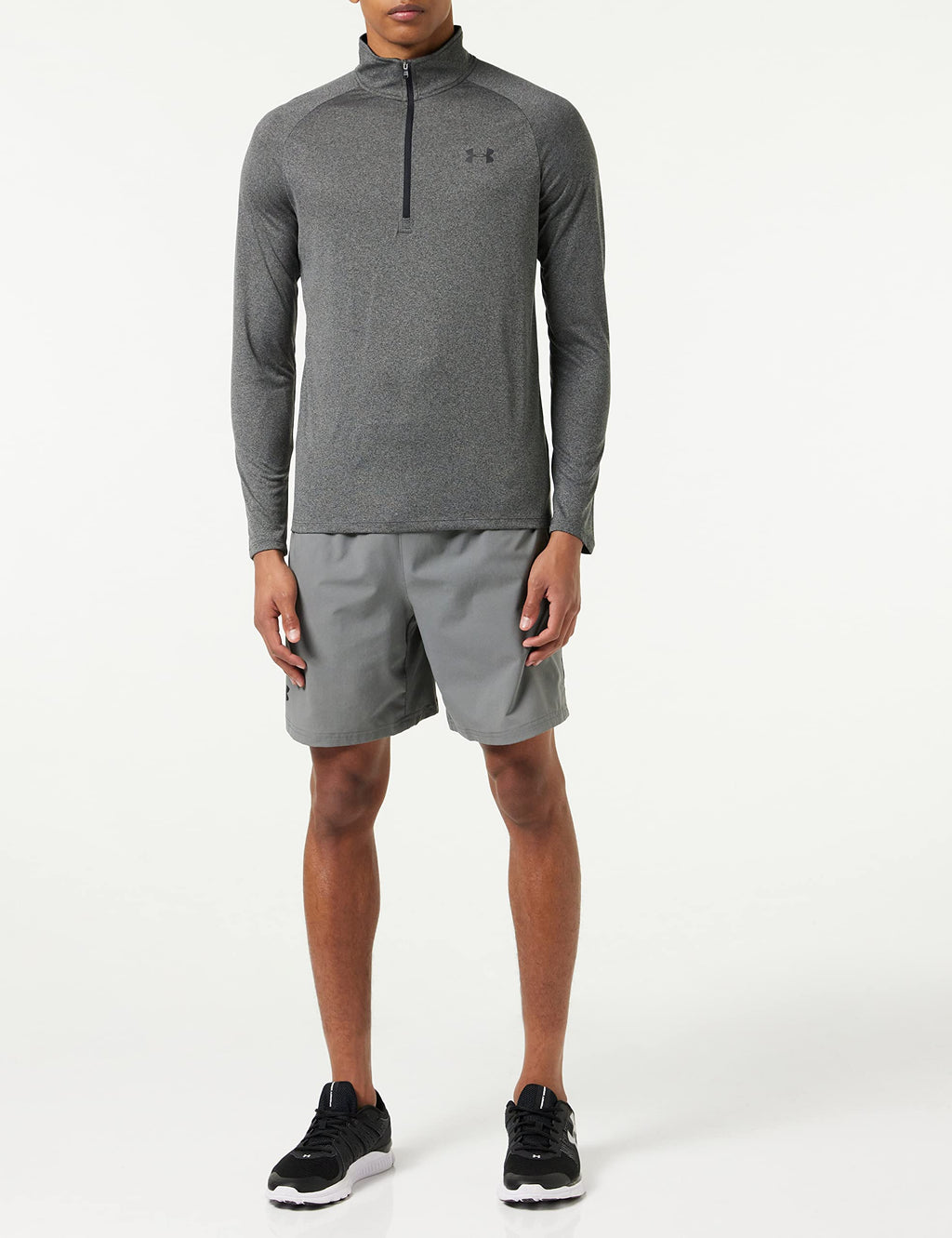 Under Armour Men's UA Tech  Zip Long Sleeve LG Gray