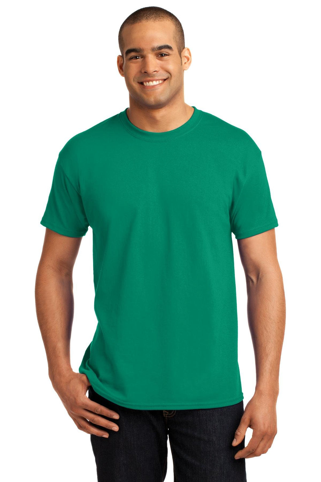 Unisex 5050 T-Shirt - KELLY gREEN - S(D0102H7KN4J)