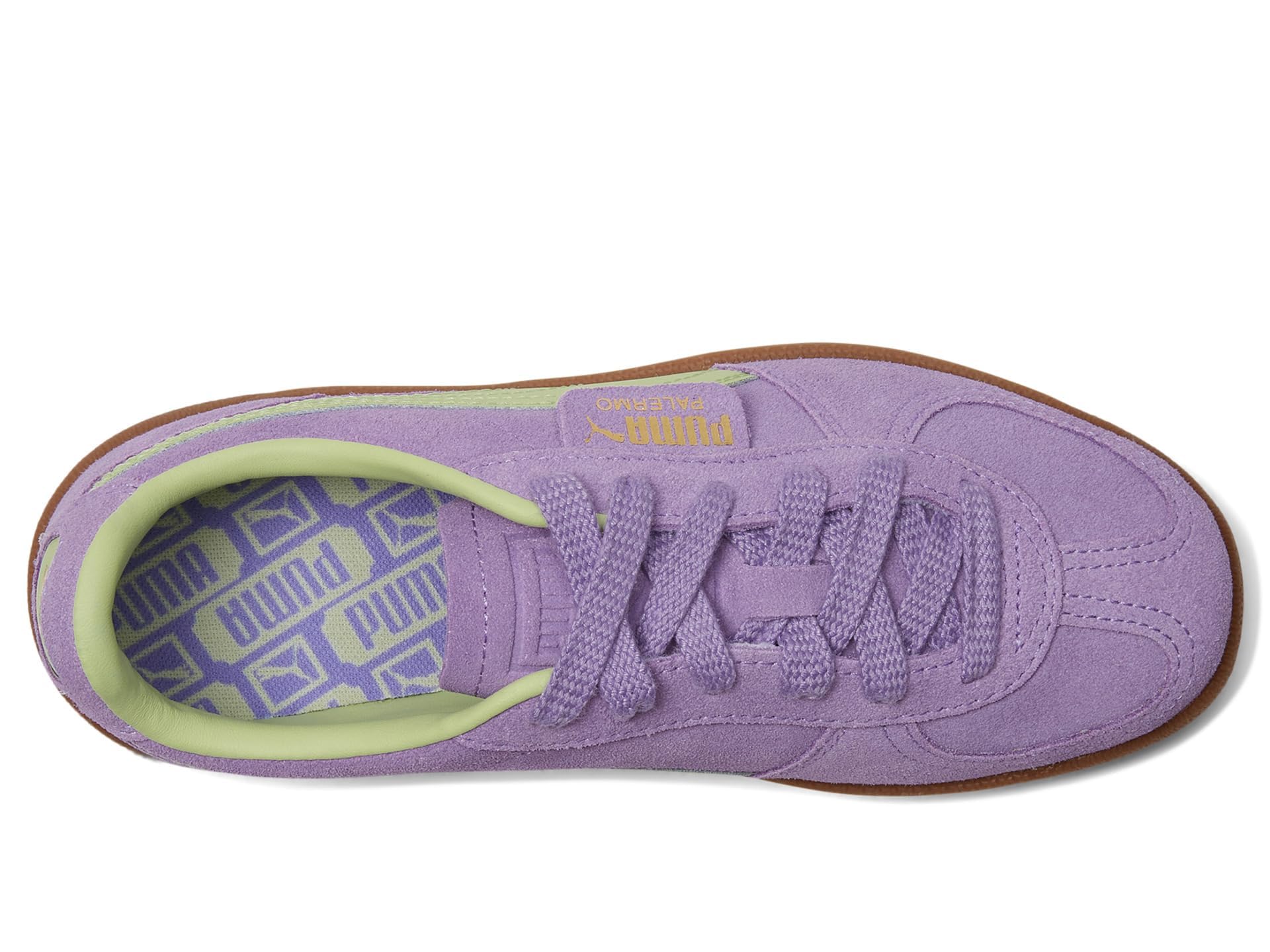 PUMA Palermo (Big Kid) Sneaker, Lavender Alert/Cool Cucumber/Gum, 6.5 US Unisex