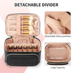 OCHEAL Makeup Bag, Multifunctional Make Up Bags with Zipper Pouch Large Compact Makeup Bag Organizer for Women Girls Cosmetics T