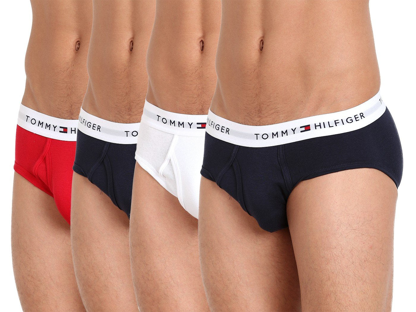 Tommy Hilfiger Men's Cotton Classics Brief Multipack, Large