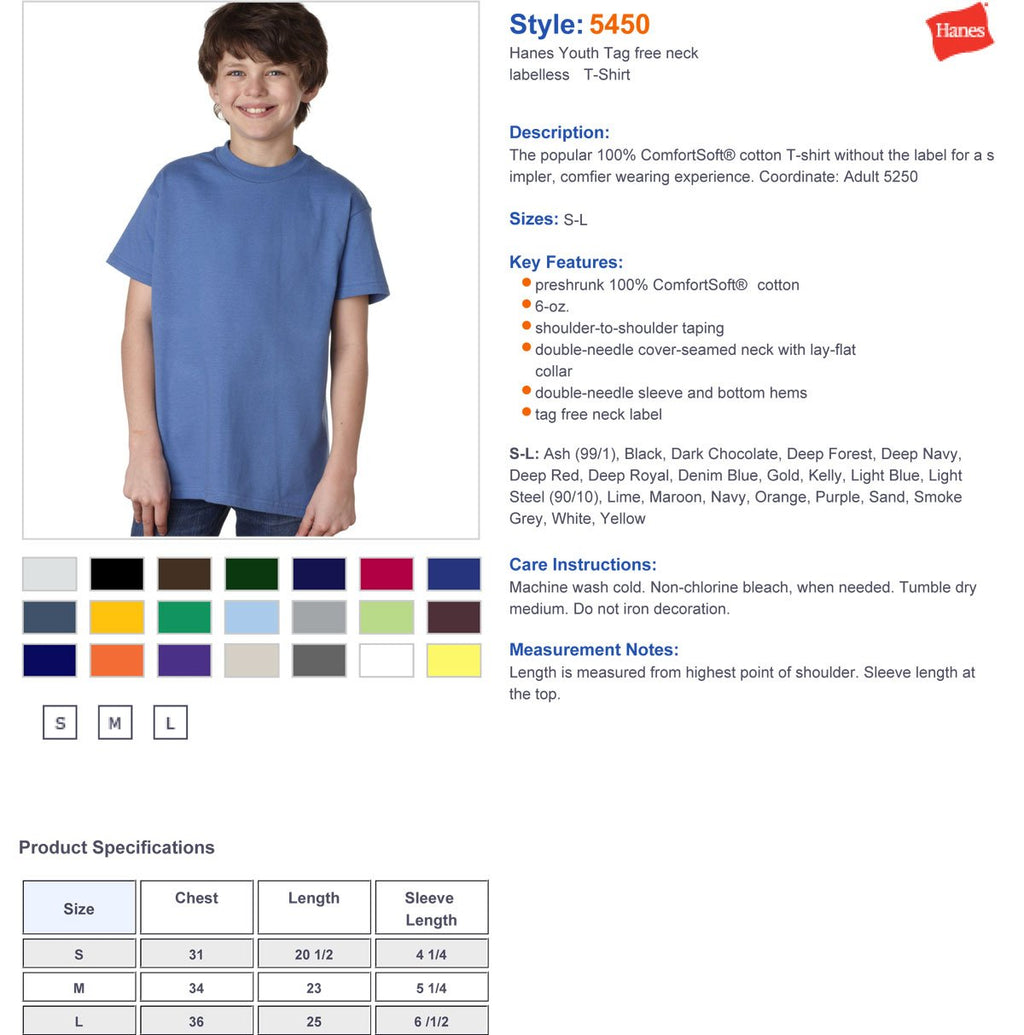 Youth Authentic-T T-Shirt - ASH - XS(D0102H7K4FP)