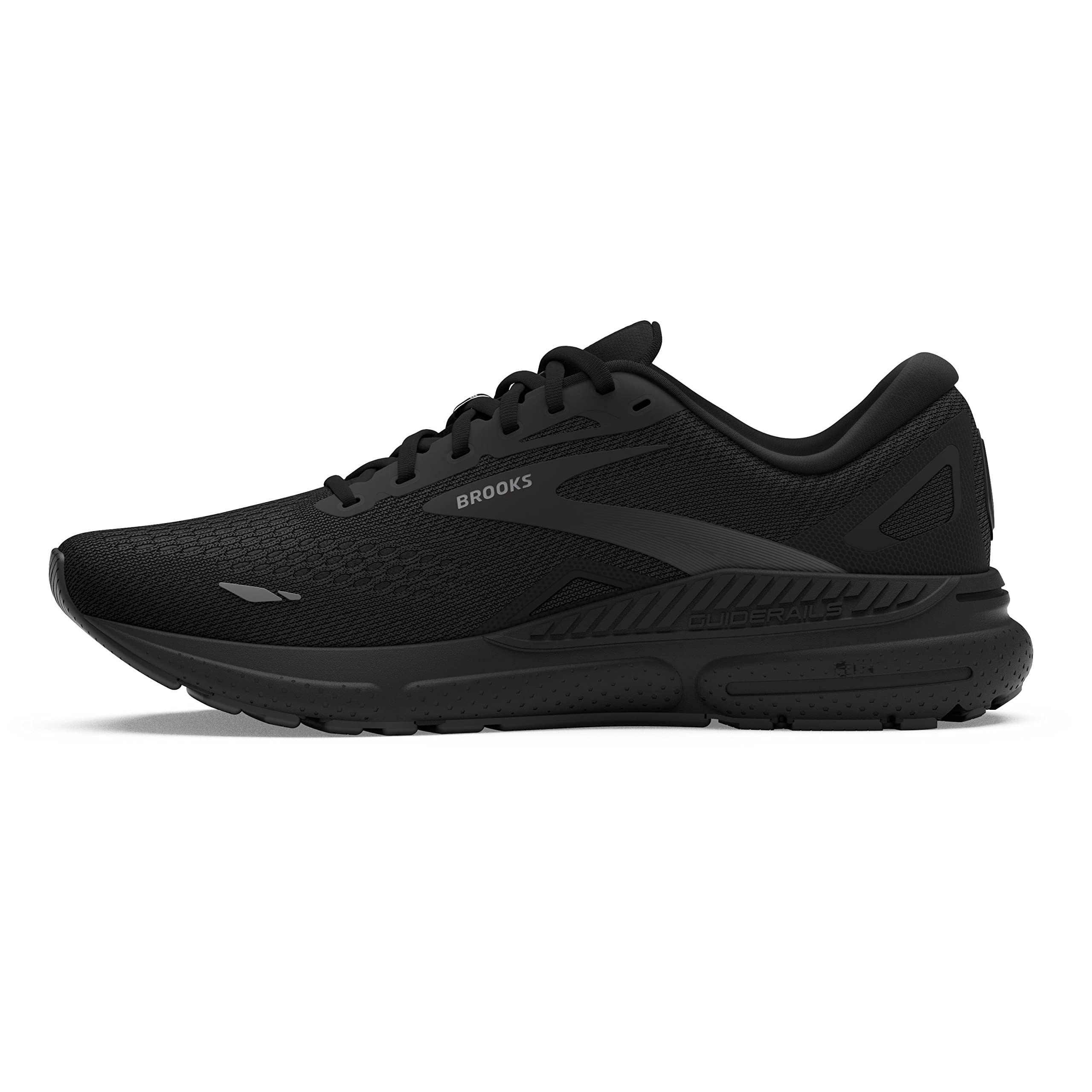 Brooks Womens Adrenaline GTS 23 Supportive Running Shoe - Black/Black/Ebony - 10 Medium