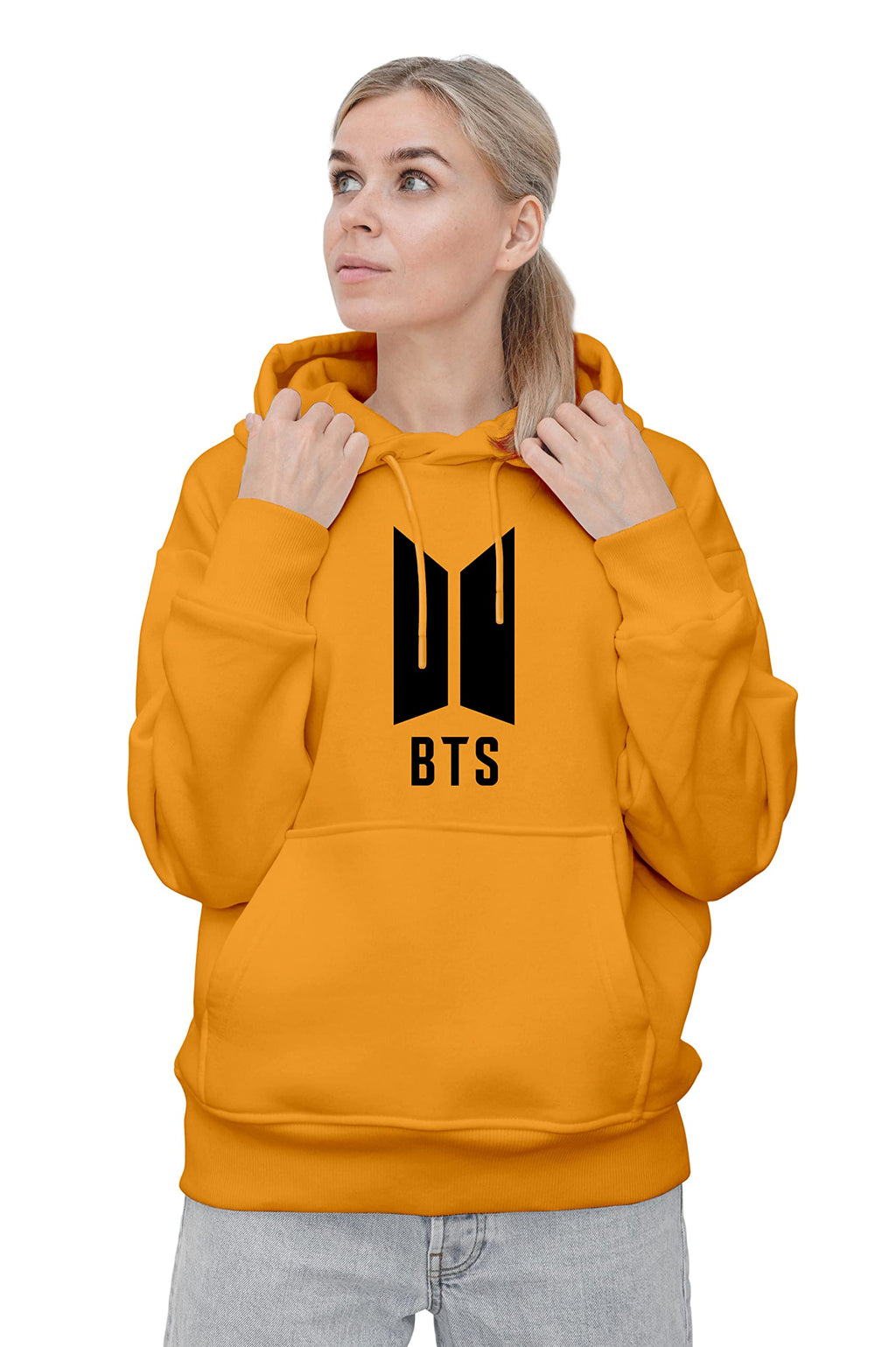 Kyda Kids Women Cotton Hooded Neck Hoodies - Sweatshirt With Hoodies Full Sleeves Women Winter Wear, Long Sleeve Sweatshirts For