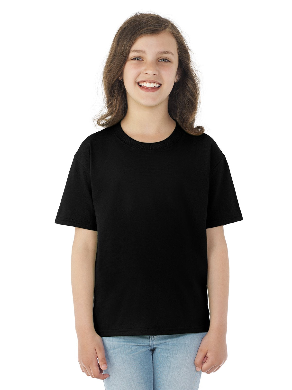 Youth HD cottonT-Shirt - WHITE - XS(D0102H7D4PJ)
