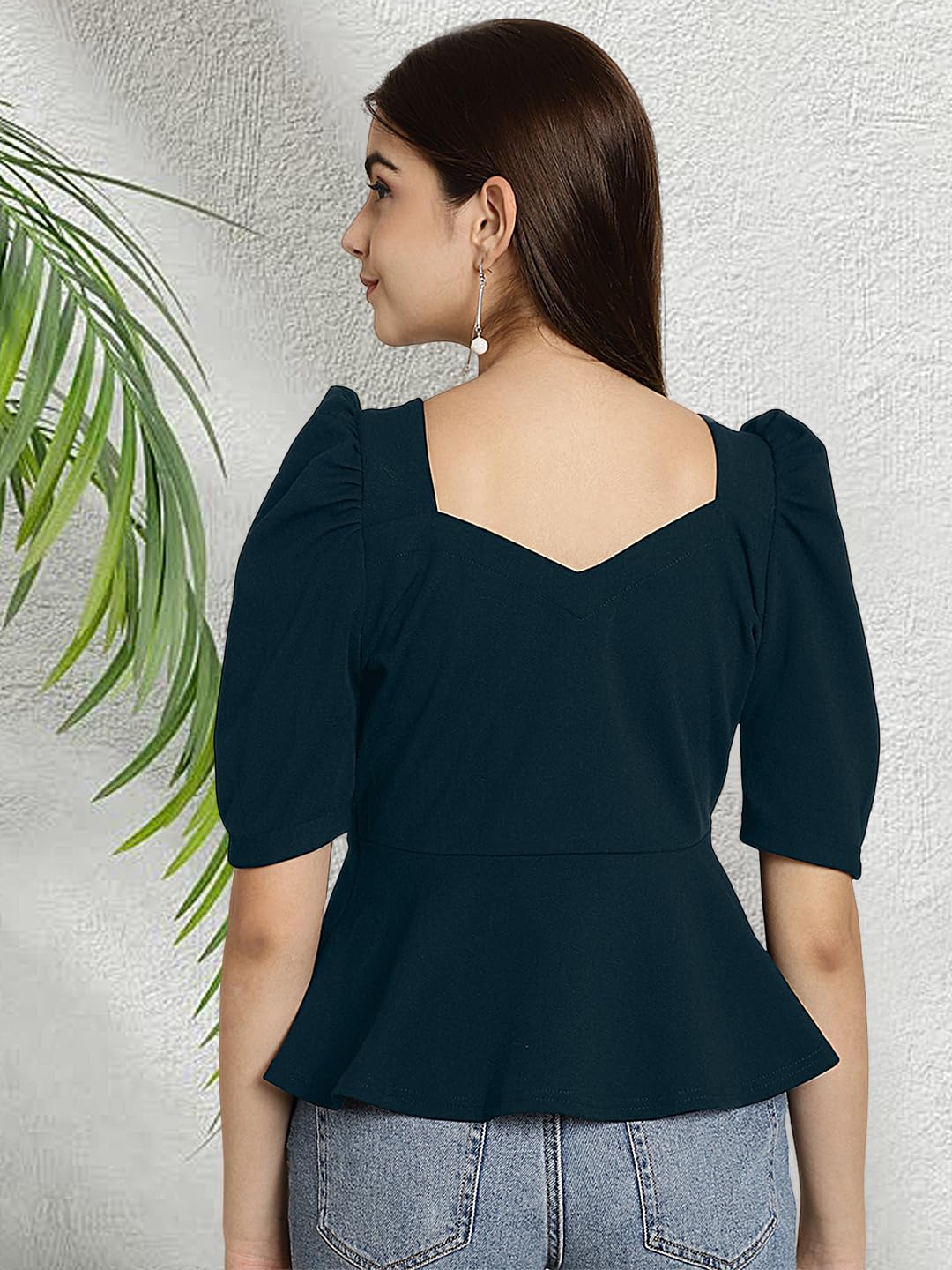 Tee Projekt Solid Stylish Casual Slim Fit Top & Tunic for Women & Girls|| Trendy Western Tops for Women