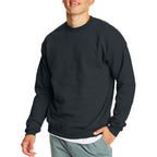 Hanes Men's EcoSmart Sweatshirt, Black, 4XL