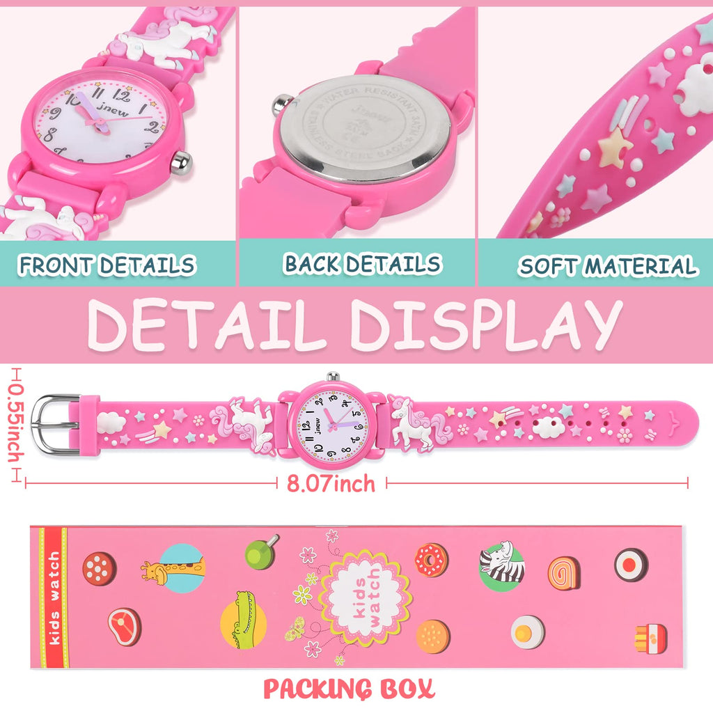 Kids Gift Unicorn Toys for Girls,Watch for Kids Educational Toys for Toddlers Birthday Gift for Girls Ages 3 4 5 6 Back to Schoo
