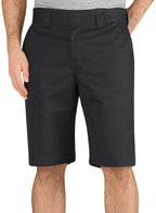 Dickies Men's 11 Inch Regular Fit Stretch Twill Work Short, Black, 44
