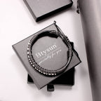 Religious Gifts for Men Easter Gifts for Teens Blessed Morse Code Bracelets for Men Christian Baptism Confirmation Leather Braid