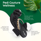 Pedicure Sandals with Built In Toe Separators for Women - Comfortable Spa Style Flip Flops for Home, Salon, Yoga & Gym Use - Ide