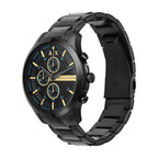 A|X ARMANI EXCHANGE Men's Chronograph Black Stainless Steel Watch (Model: AX2164)