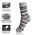 MORECOO Winter Socks Gift Box Free Size Thick Wool Soft Warm Casual Socks for Women Christmas Gifts