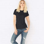 Ladies Fine Jersey T-Shirt - VINTAgE BURgUNDY - XS(D0102HI3Z2U)