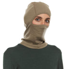 100% Merino Wool Balaclava Tan 499 One Size